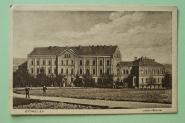 Ansichtskarte AK Ottweiler 1920 Lehrer Seminar Gebäude Hausansicht Architektur Ortsansicht Saarland